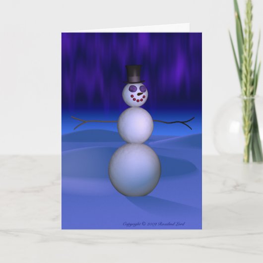 雪だるまアットナイト シーズンカード (正面)