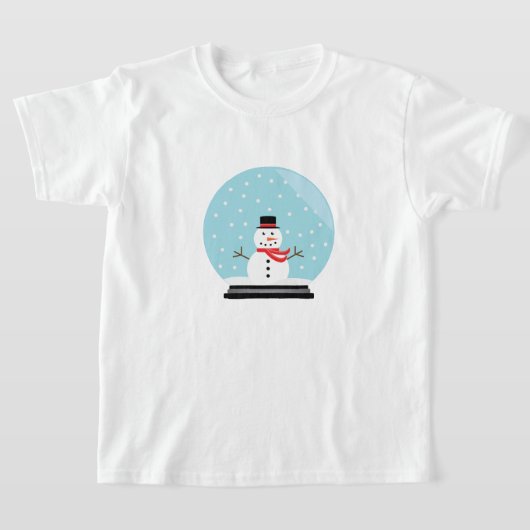 雪だるまインアスノーグローブシャツ Tシャツ (レイダウン)
