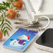 雪だるまインスノーアクリルキーチェーン キーホルダー (正面右)