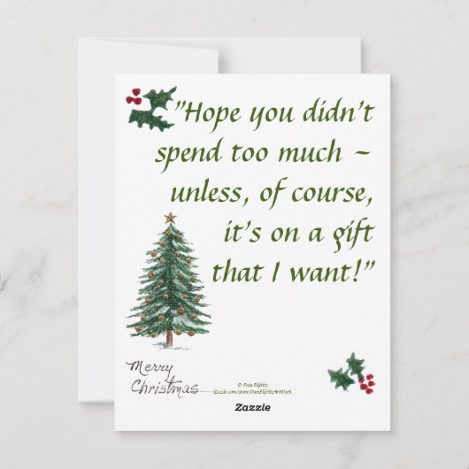 雪だるまインパインツリーズグリーツザシーズンホリデイCa シーズンカード (裏面)