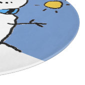 雪だるまイン・サンシャイン カッティングボード (角)