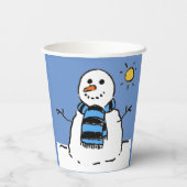 雪だるまイン・サンシャイン 紙コップ (裏面)