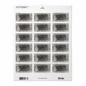 雪だるまウィズサンタハットスノーフレークスホリデー ラベル (フルシート)