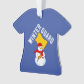 雪だるまウィンターガードメタルオーナメント オーナメント (正面)