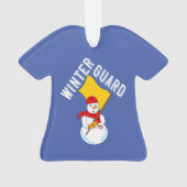 雪だるまウィンターガードメタルオーナメント オーナメント (裏面)