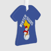 雪だるまウィンターガードメタルオーナメント オーナメント (正面)