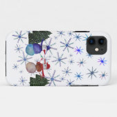 雪だるまウィンタージョイ Case-Mate iPhoneケース (裏面(横))