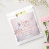 雪だるまウィンターワンダーランド1歳の誕生日 フェイバーバッグ (封をした状態)