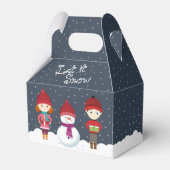 雪だるまウィンターワンダーランド フェイバーボックス (正面サイド)