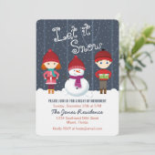 雪だるまウィンターワンダーランド 招待状 (スタンド正面)