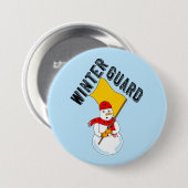 雪だるまウインターガード 缶バッジ (正面&裏面)