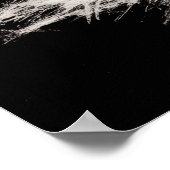 雪だるまウォールアート ポスター (角)