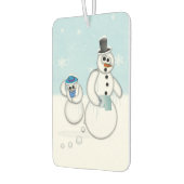 雪だるまウンチ カーエアーフレッシュナー (左)