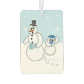 雪だるまウンチ カーエアーフレッシュナー (裏面)