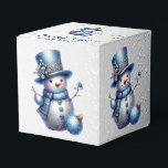 雪だるまエレガントクリスマス フェイバーボックス<br><div class="desc">雪だるまのエレガントクリスマス冬の休日のお気に入りボックス。美ユニークしいスタイリッシュデザイン簡単パーソナライズされた。フォントスタイル、サイズ、色を変更できる。一致する項目が使用可能。</div>
