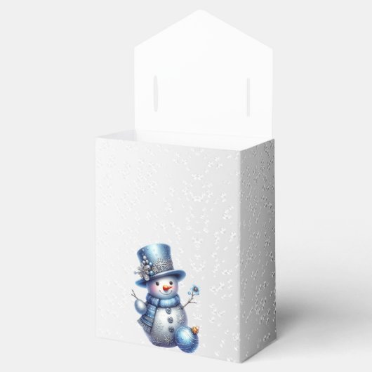雪だるまエレガントクリスマス フェイバーボックス (オープン)