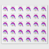 雪だるまオルすてき・ソウル ラッピングペーパー (フラット)