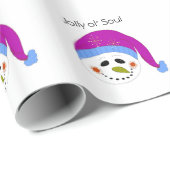 雪だるまオルすてき・ソウル ラッピングペーパー (ロールコーナー)