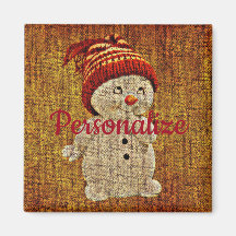 雪だるまオンバーラップかわいい素朴な冬