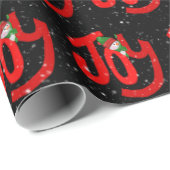 雪だるまオンJoy and Snowflakes ラッピングペーパー (ロールコーナー)