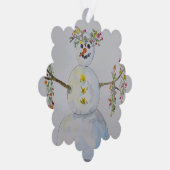 雪だるまオーナメント オーナメントカード (右)