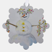 雪だるまオーナメント オーナメントカード (正面)