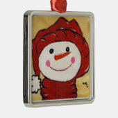 雪だるまオーナメント メタルオーナメント (右)