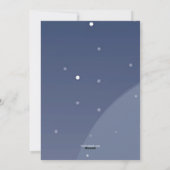 雪だるまカウボーイクリスマスホリデーカード シーズンカード (裏面)