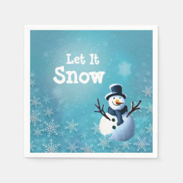 雪だるまカクテル スタンダードカクテルナプキン