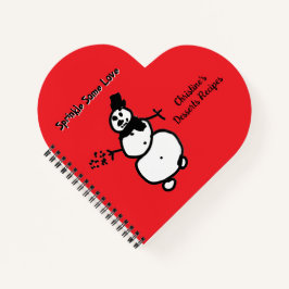 雪だるまカスタマイズ可能 ノートブック