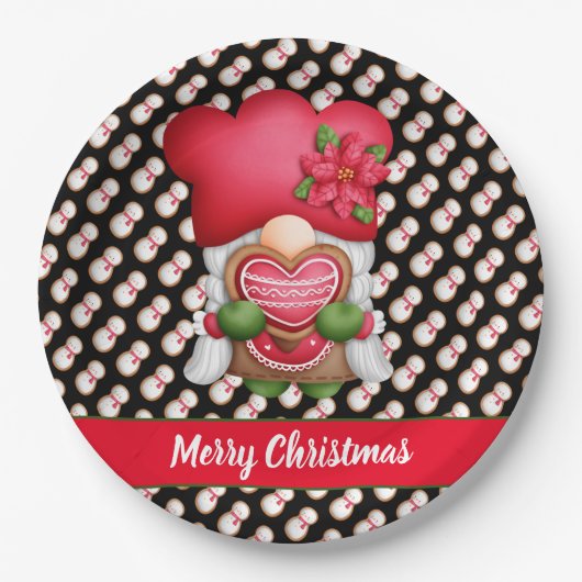 雪だるまカスタマイズ格言カラーと文字 ペーパープレート (正面)