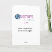 雪だるまカスタムクリスマスカード シーズンカード (裏面)