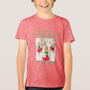 雪だるまカップケーキ トライブレンドTシャツ
