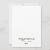 雪だるまカード シーズンカード (裏面)