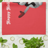 雪だるまキッチンタオル キッチンタオル (折り畳み)