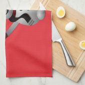 雪だるまキッチンタオル キッチンタオル (四つ折り)