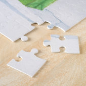 雪だるまキャンディケインハッピースノー日パズル ジグソーパズル (側面)