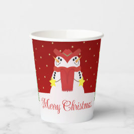 雪だるまキュートホリデースタイル 紙コップ