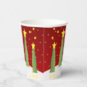 雪だるまキュートホリデースタイル 紙コップ (右)