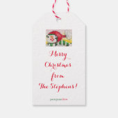 雪だるまギフトラベル ギフトタグ (裏面)