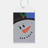 雪だるまギフトラベル ギフトタグ (正面)