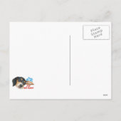 雪だるまクリスマスって言った?ビーグルポストカード シーズンポストカード (裏面)