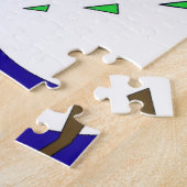 雪だるまクリスマスウィンターパズル ジグソーパズル (側面)