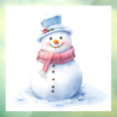 雪だるまクリスマスウィンドウ ウィンドウサイン (シート3)