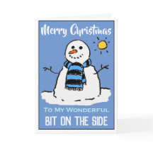 雪だるまクリスマスカード