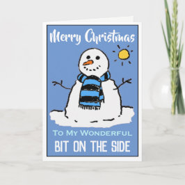 雪だるまクリスマスカード シーズンカード