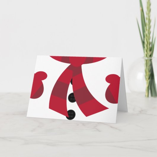 雪だるまクリスマスカード シーズンカード (正面)