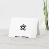 雪だるまクリスマスカード シーズンカード (裏面)