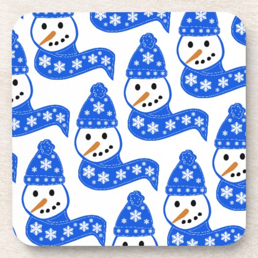 雪だるまクリスマスコースター コースター (正面)