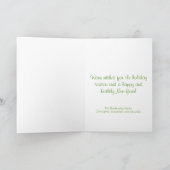 雪だるまクリスマスストッキングバッファロープレイドテンプレート シーズンカード (内部)